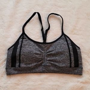 Gray sports bra size S